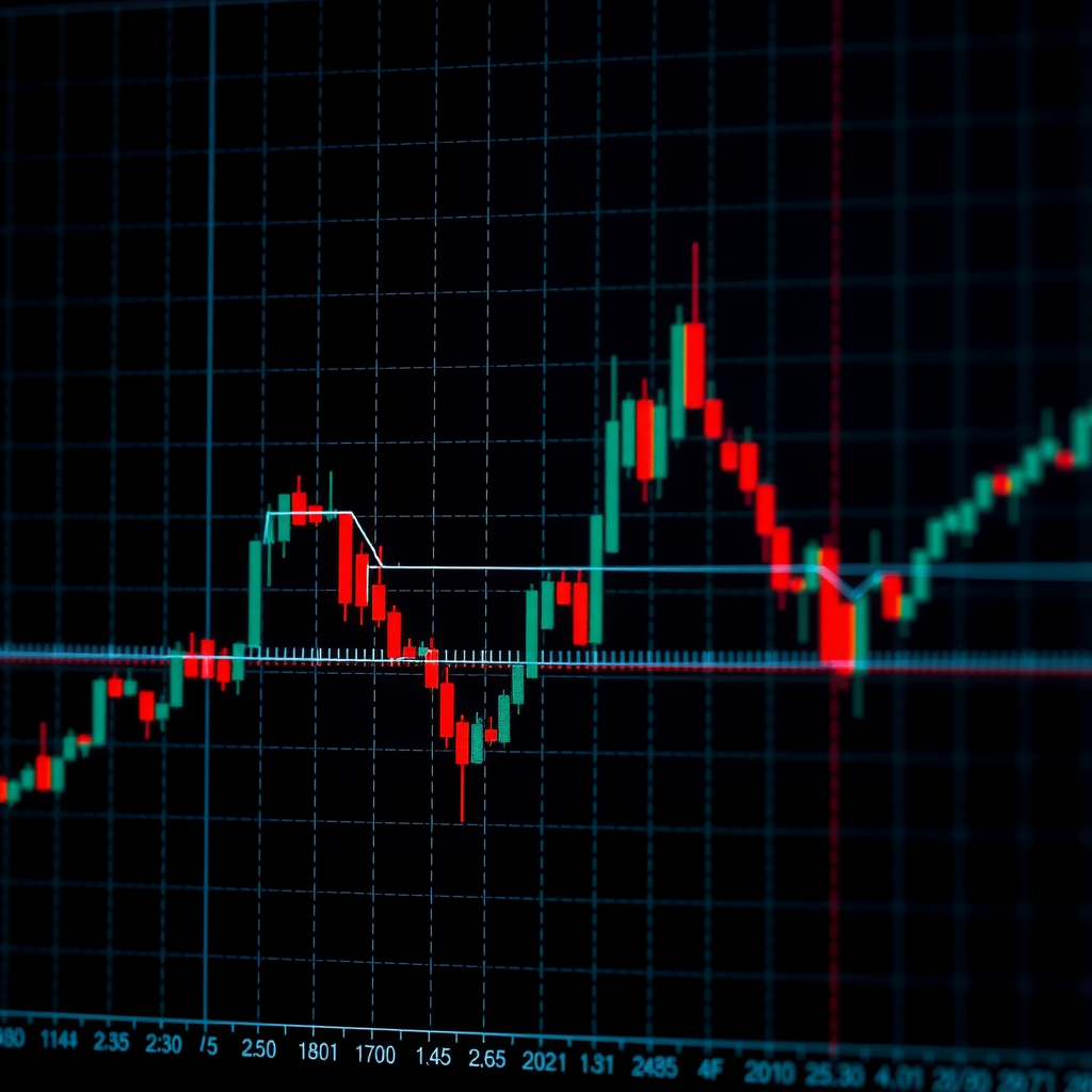 Graphique en tick montrant des points d'entrée et de sortie de scalping marqués avec un timing précis et des indicateurs de momentum court terme